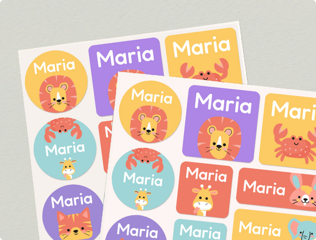 Stora namnlappar med plats för mer